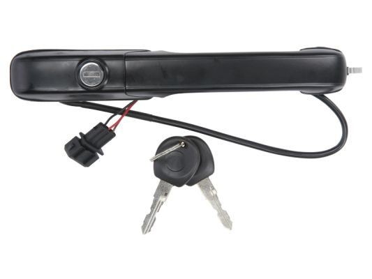 BLIC 6010-01-060402P Door Handle Right Front, with piston clip, black, with central locking-image-7921089