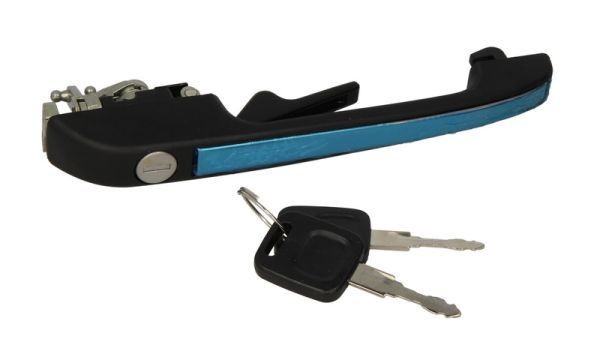 BLIC 6010-25-003401P Door Handle Left Front, with piston clip, black, with key-image-7921460