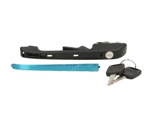 BLIC 6010-25-003402P Door Handle Right Front, with piston clip, black, with key-image-7921461