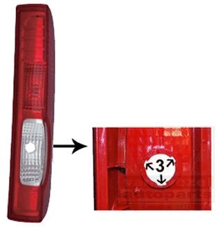 VAN WEZEL 4395934 Rear light Right, without bulb holder-image-7936943