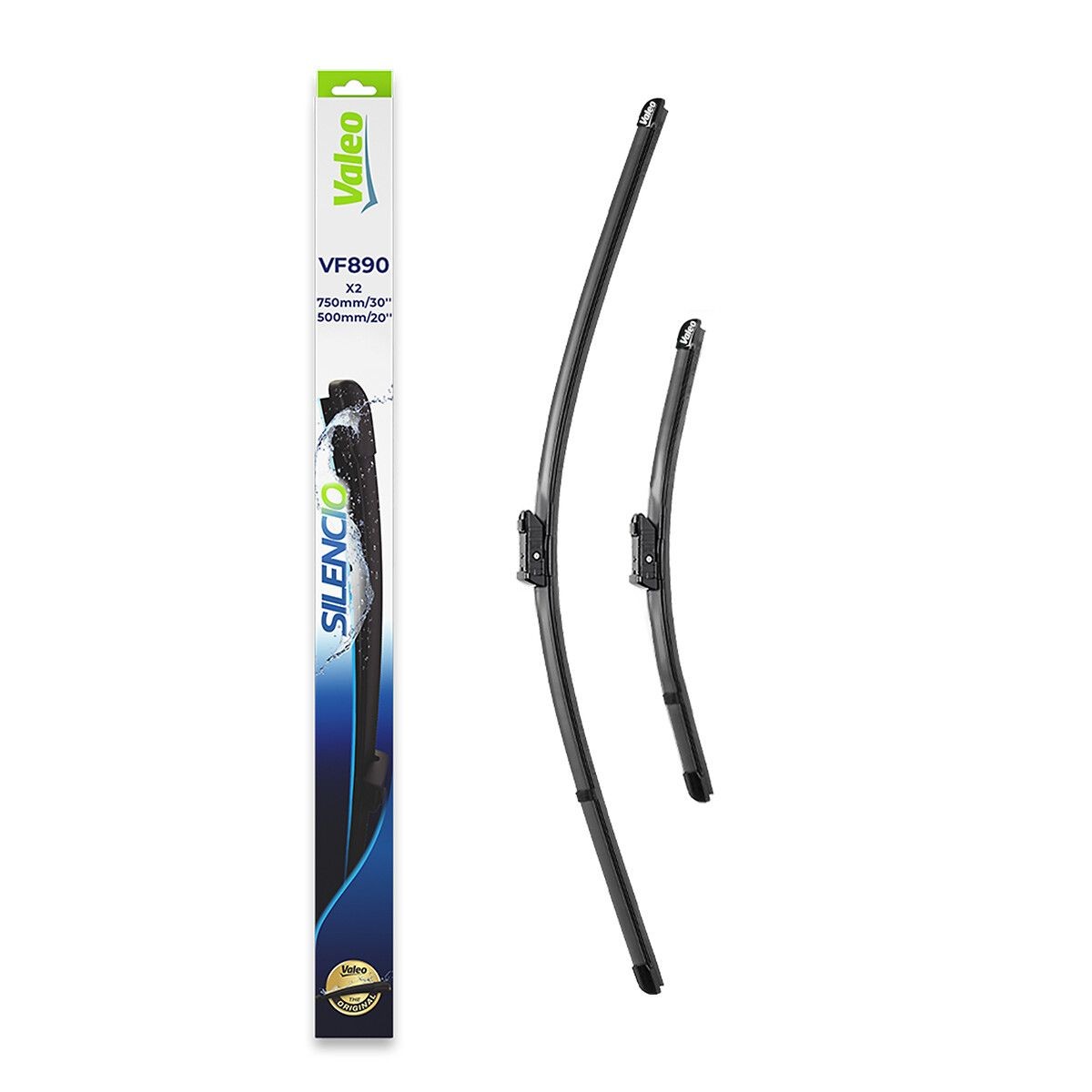 VALEO 577890 Wiper blade Front, 500mm, with pre-mounted adaptor-image-7950433