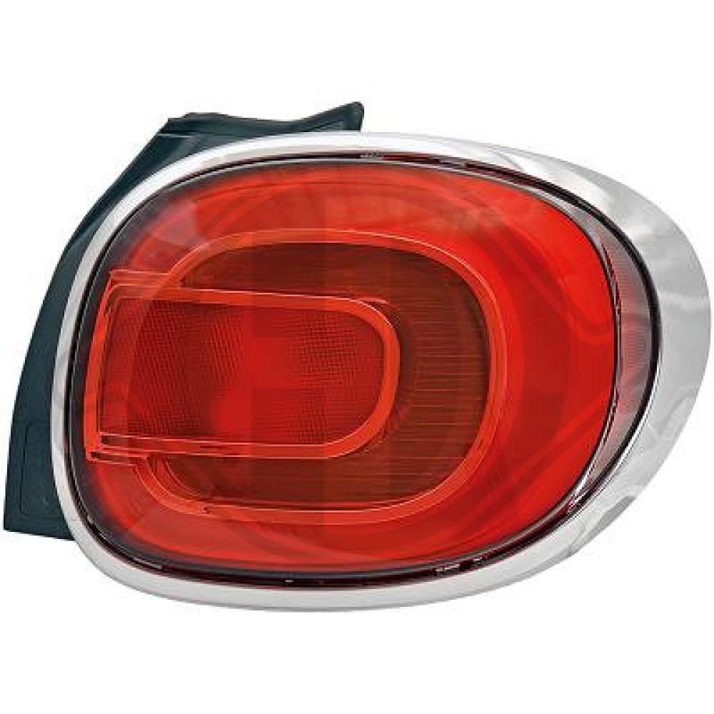 DIEDERICHS 3405690 Rear light Right, without bulb holder, LED-image-7992714