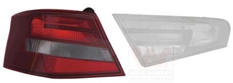 VAN WEZEL 0335921 Rear light Left, with bulb holder, Outer section-image-7997744