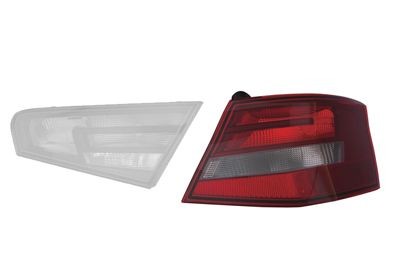 VAN WEZEL 0335922 Rear light Right, with bulb holder, Outer section-image-7997745