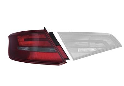 VAN WEZEL 0336921 Rear light Left, with bulb holder, Outer section-image-7997754