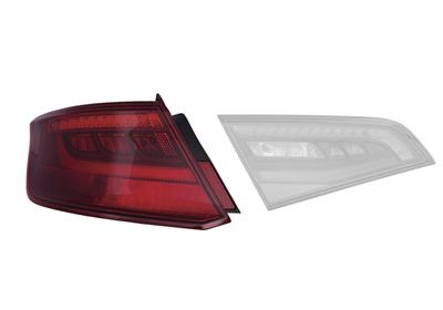 VAN WEZEL 0336925 Rear light Left, with bulb holder, Outer section, LED-image-7997758