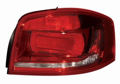 VAN WEZEL 0338922 Rear light Right, with bulb holder-image-7997763