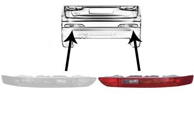 VAN WEZEL 0370930 Rear light Bumper, with bulb holder-image-7997769