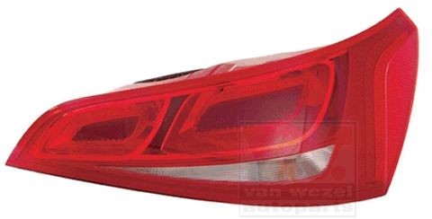 VAN WEZEL 0380922 Rear light Right, with bulb holder-image-7997775