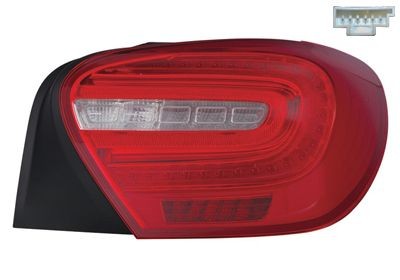 VAN WEZEL 3019926U Rear light Right, with bulb holder-image-7997944
