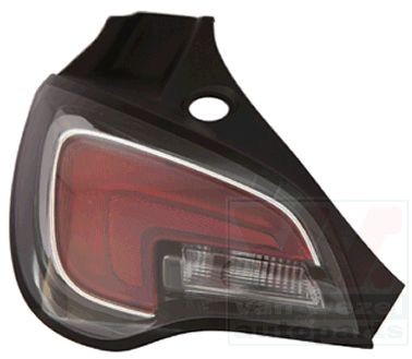 VAN WEZEL 3703921 Rear light Left, with bulb holder-image-7998013