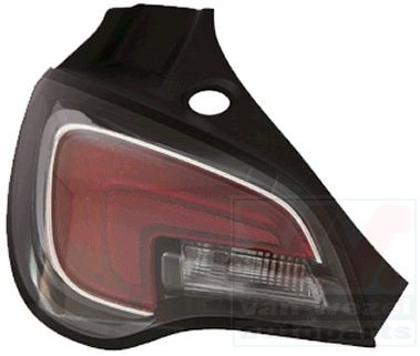 VAN WEZEL 3703923 Rear light Left, with bulb holder-image-7998015