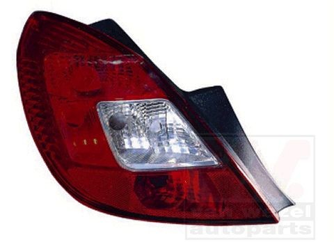 VAN WEZEL 3750937 Rear light Left, without bulb holder-image-7998027