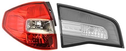 VAN WEZEL 4316931 Rear light Left, without bulb holder, Outer section-image-7998064