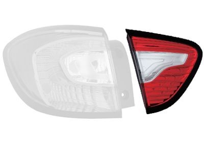 VAN WEZEL 4386923 Rear light Left, with bulb holder, Inner Section-image-7998085