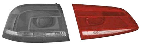 VAN WEZEL 5740937 Rear light Left, without bulb holder, Inner Section-image-7998156