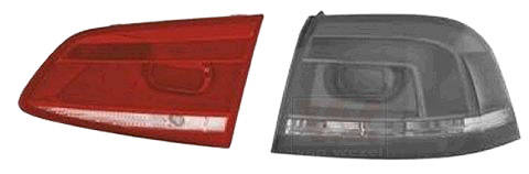 VAN WEZEL 5740938 Rear light Right, without bulb holder, Inner Section-image-7998157