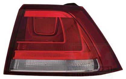 VAN WEZEL 5766932 Rear light Right, without bulb holder, Outer section-image-7998171
