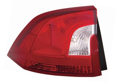 VAN WEZEL 5922921 Rear light Left, with bulb holder, Outer section-image-7998196
