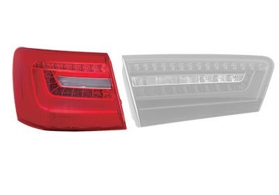 VAN WEZEL 0343925U Rear light Left, with bulb holder, Outer section-image-8003276
