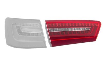 VAN WEZEL 0343927U Rear light Left, with bulb holder, Inner Section-image-8003278