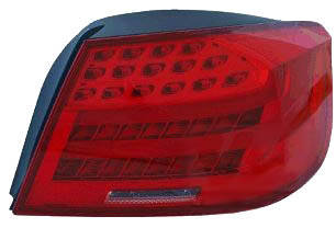 VAN WEZEL 0665926U Rear light Right, with bulb holder, Outer section-image-8003290