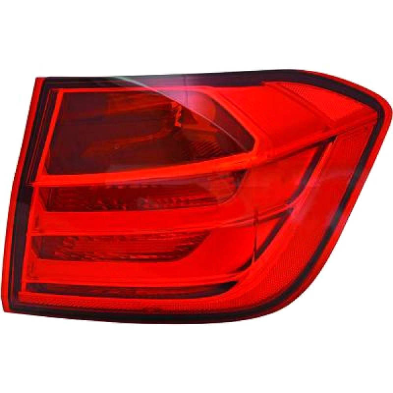 DIEDERICHS 1217091 Rear light Left, without bulb holder, Outer section, P21W-image-8009042