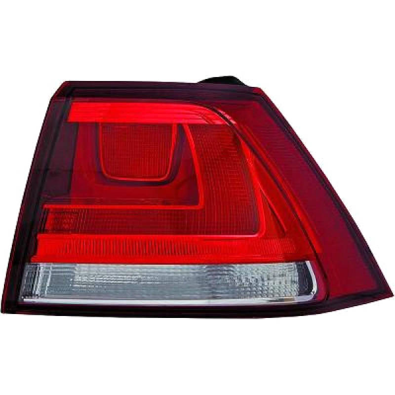 DIEDERICHS 2216090 Rear light Right, without bulb holder, Outer section, W21W-image-8010042
