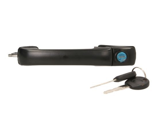 BLIC 6010-01-015401P Door Handle Right Front, with piston clip, black, with key-image-8034437