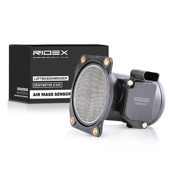 Side view of RIDEX 3926A0013 Mass air flow sensor with housing