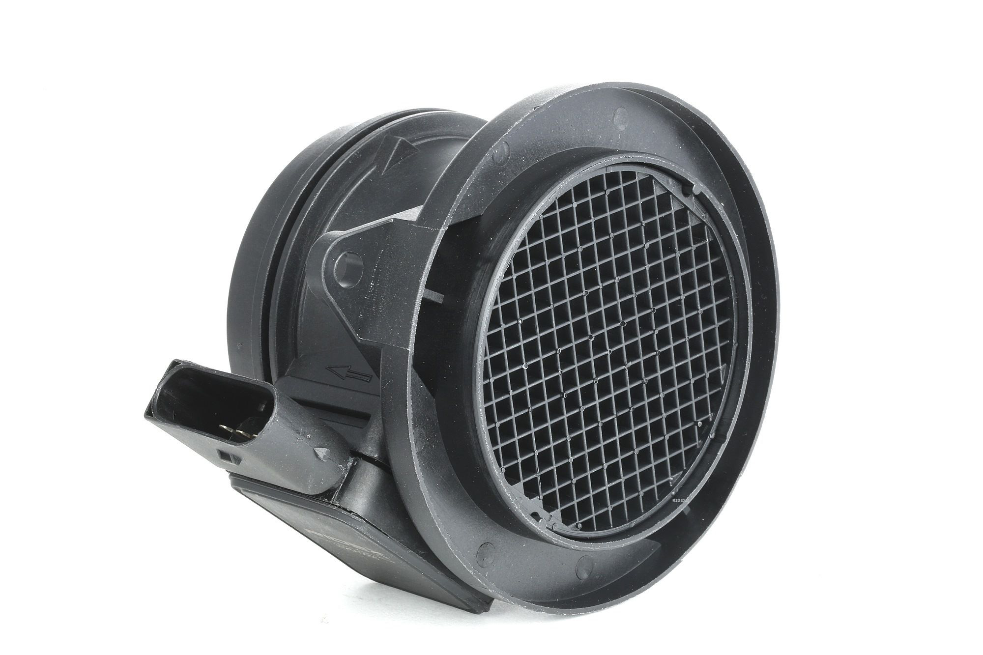 Side view of RIDEX 3926A0058 Mass air flow sensor with housing