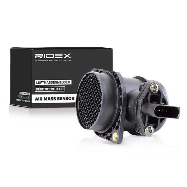 Side view of RIDEX 3926A0022 Mass air flow sensor with housing