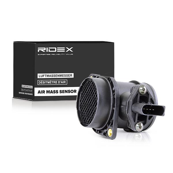 Side view of RIDEX 3926A0009 Mass air flow sensor with housing