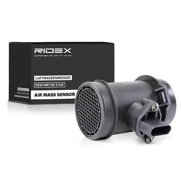 Side view of RIDEX 3926A0023 Mass air flow sensor with housing