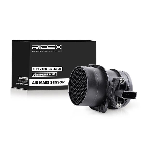 Side view of RIDEX 3926A0127 Mass air flow sensor with housing