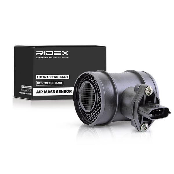 Side view of RIDEX 3926A0016 Mass air flow sensor with housing