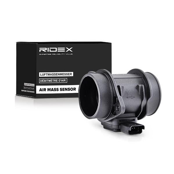 Side view of RIDEX 3926A0073 Mass air flow sensor with housing