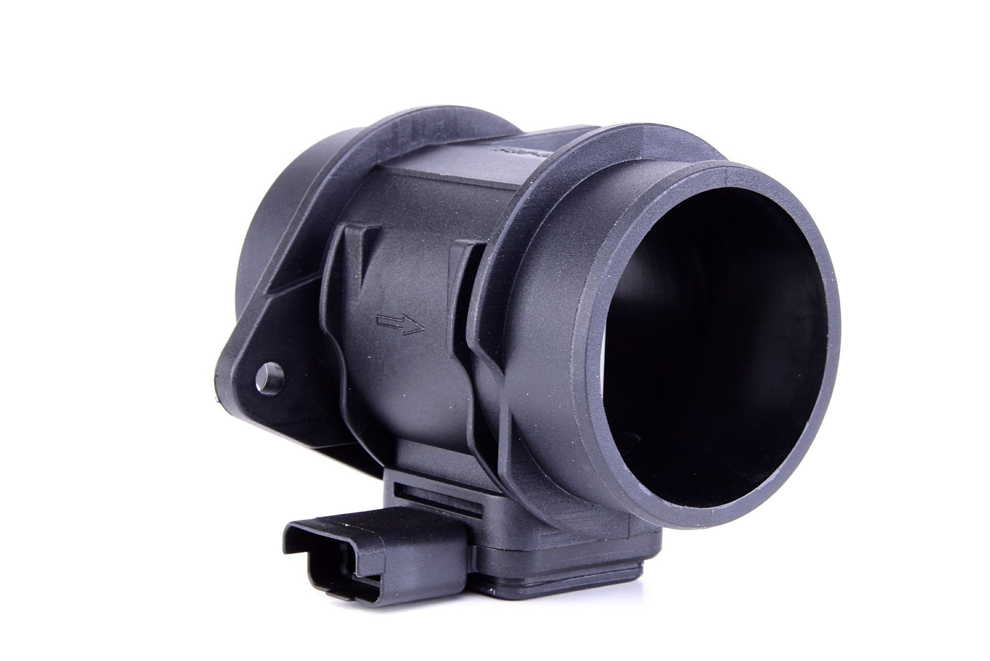 Side view of RIDEX 3926A0073 Mass air flow sensor with housing