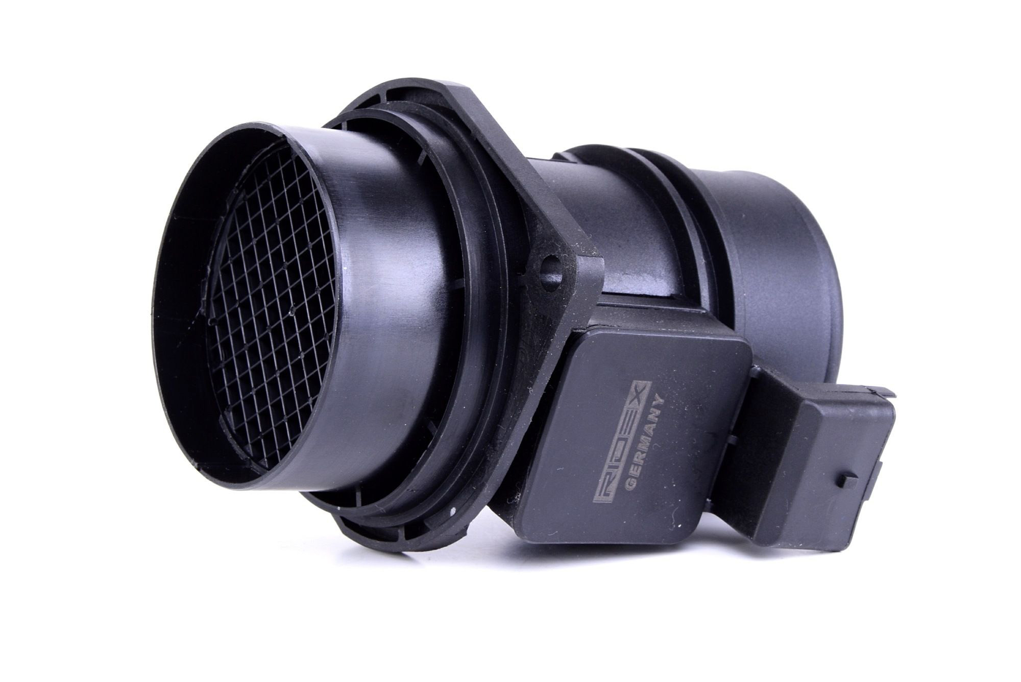 Side view of RIDEX 3926A0081 Mass air flow sensor with housing