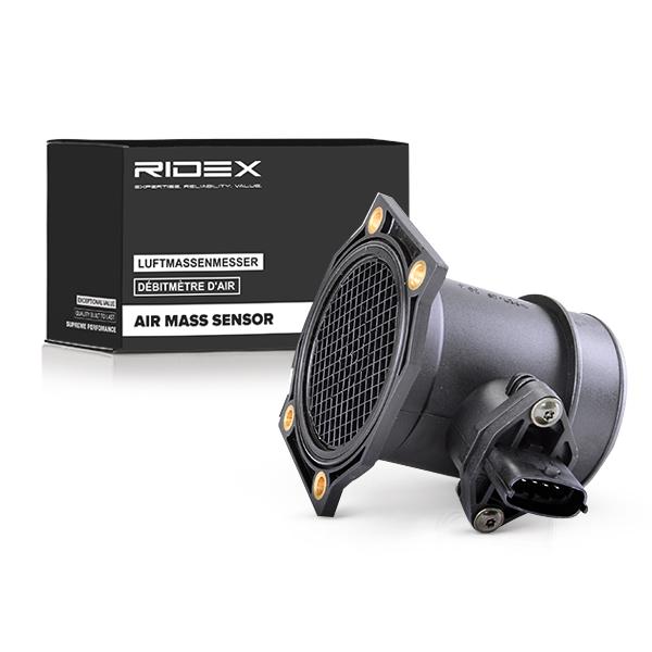 Side view of RIDEX 3926A0047 Mass air flow sensor with housing
