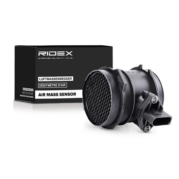 Side view of RIDEX 3926A0080 Mass air flow sensor with housing