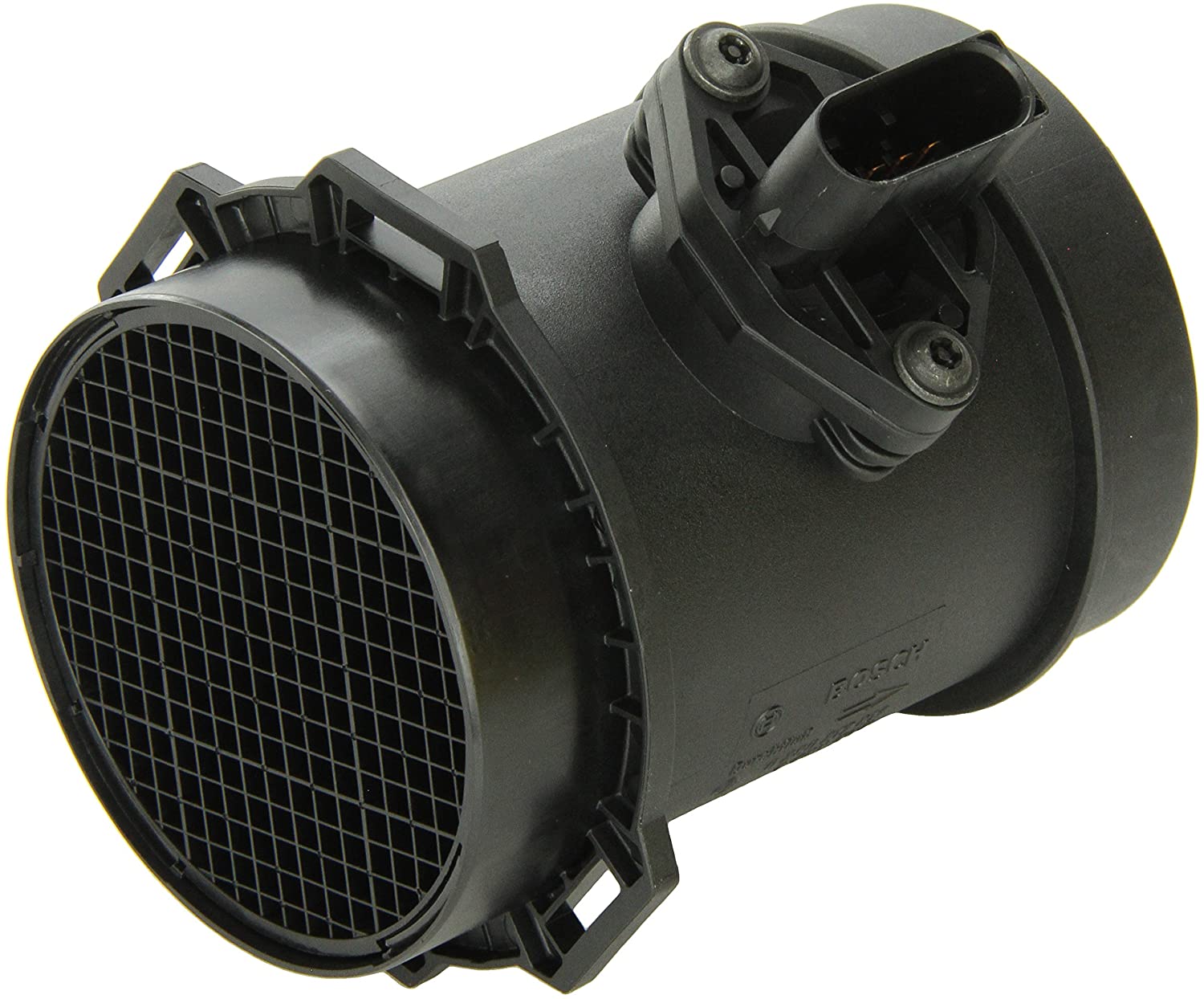 Side view of RIDEX 3926A0085 Mass air flow sensor with housing