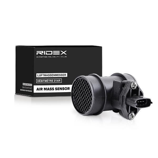 Side view of RIDEX 3926A0092 Mass air flow sensor with housing