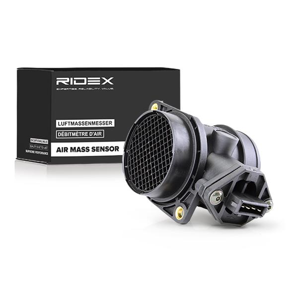 Side view of RIDEX 3926A0020 Mass air flow sensor with housing