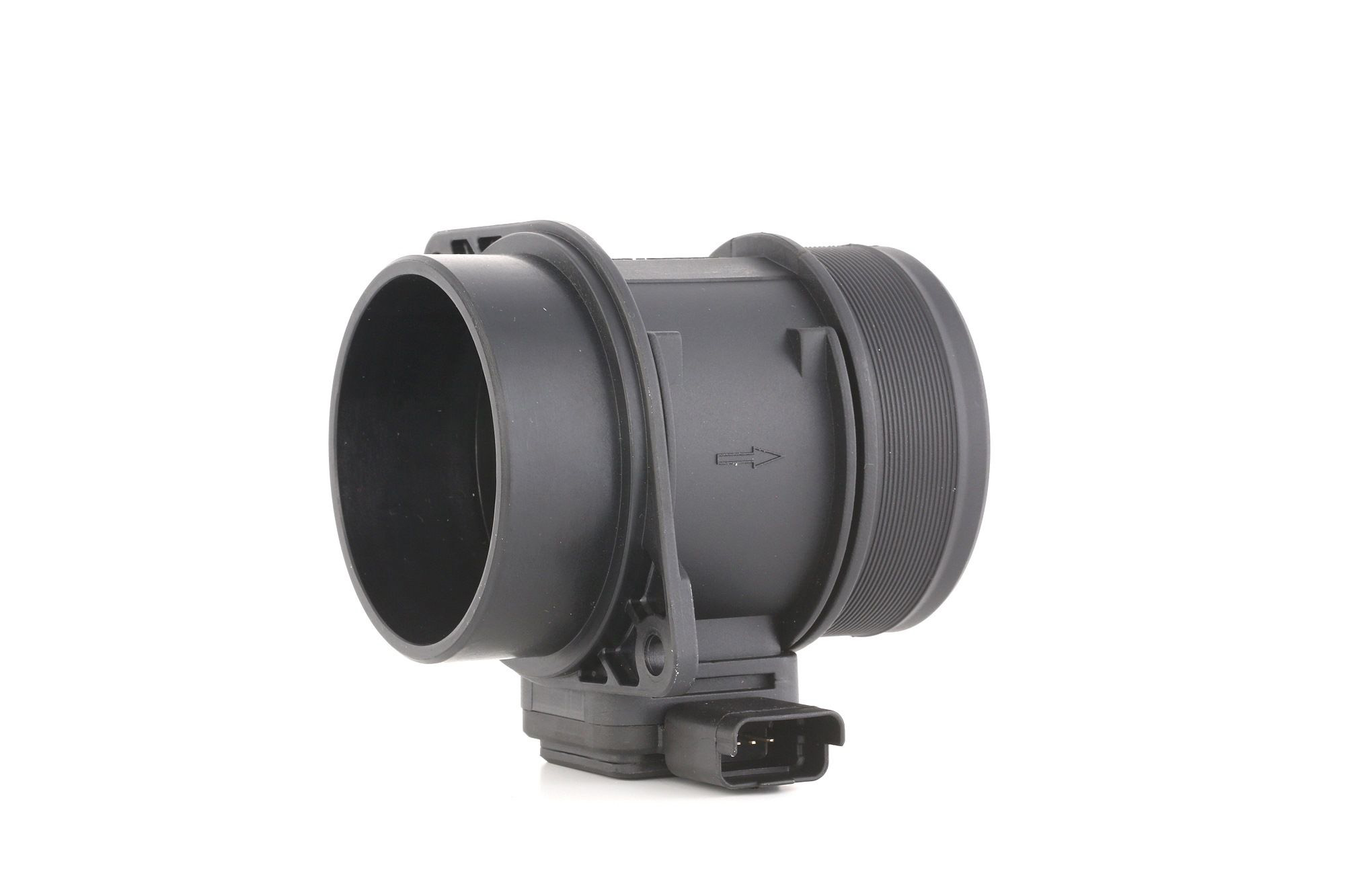 Side view of RIDEX 3926A0039 Mass air flow sensor with housing