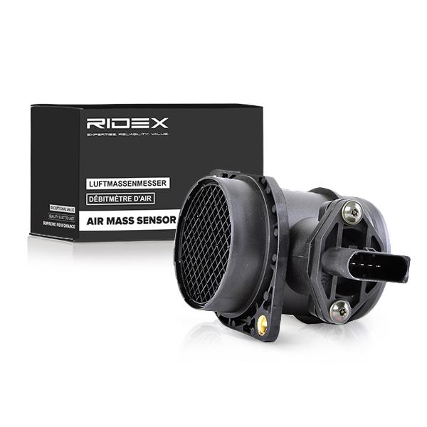 Side view of RIDEX 3926A0030 Mass air flow sensor with housing