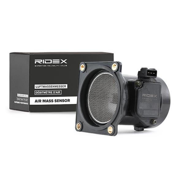 Side view of RIDEX 3926A0105 Mass air flow sensor with housing