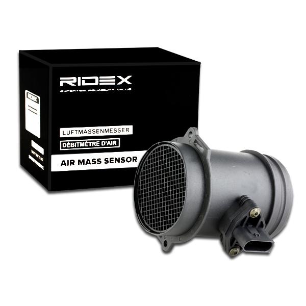 Side view of RIDEX 3926A0200 Mass air flow sensor with housing