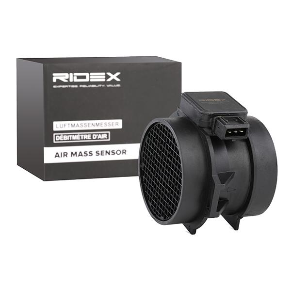 Side view of RIDEX 3926A0170 Mass air flow sensor with housing
