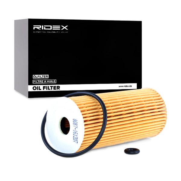 RIDEX 7O0067 Oil filter Filter Insert, with gaskets/seals-image-8097571